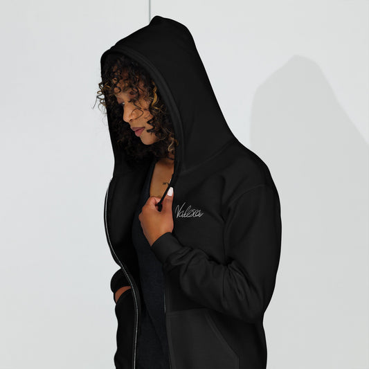 AVALON CURVED ZIP-HOODIE