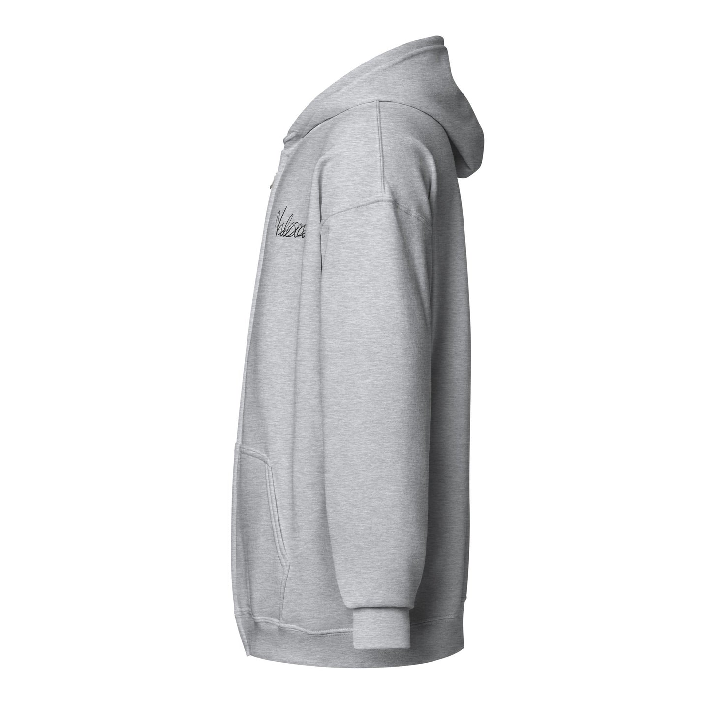 AVALON CURVED ZIP-HOODIE