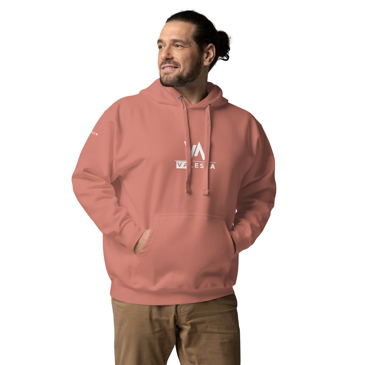 SUDADERA CON CAPUCHA ESSENTIAL (FONDO BLANCO)