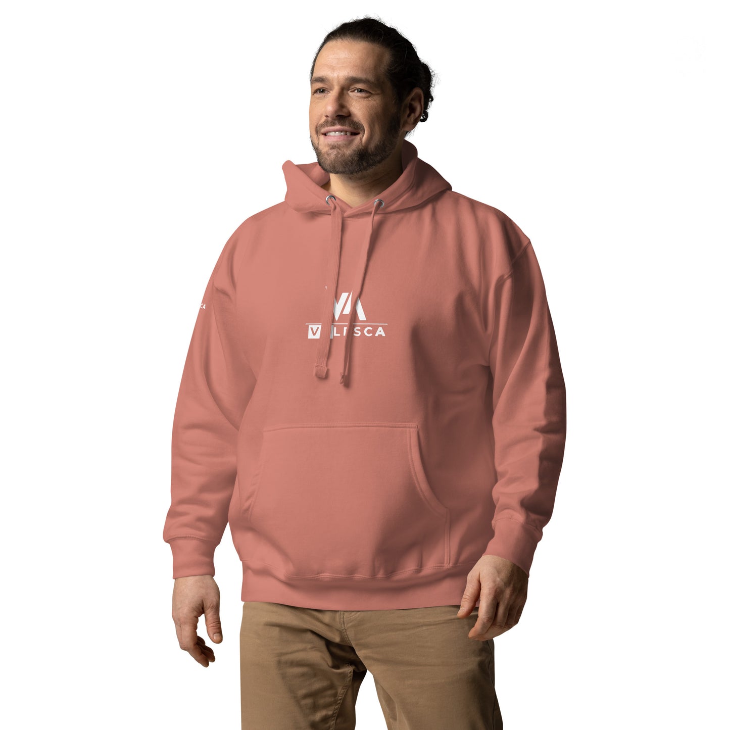 SUDADERA CON CAPUCHA ESSENTIAL (FONDO BLANCO)