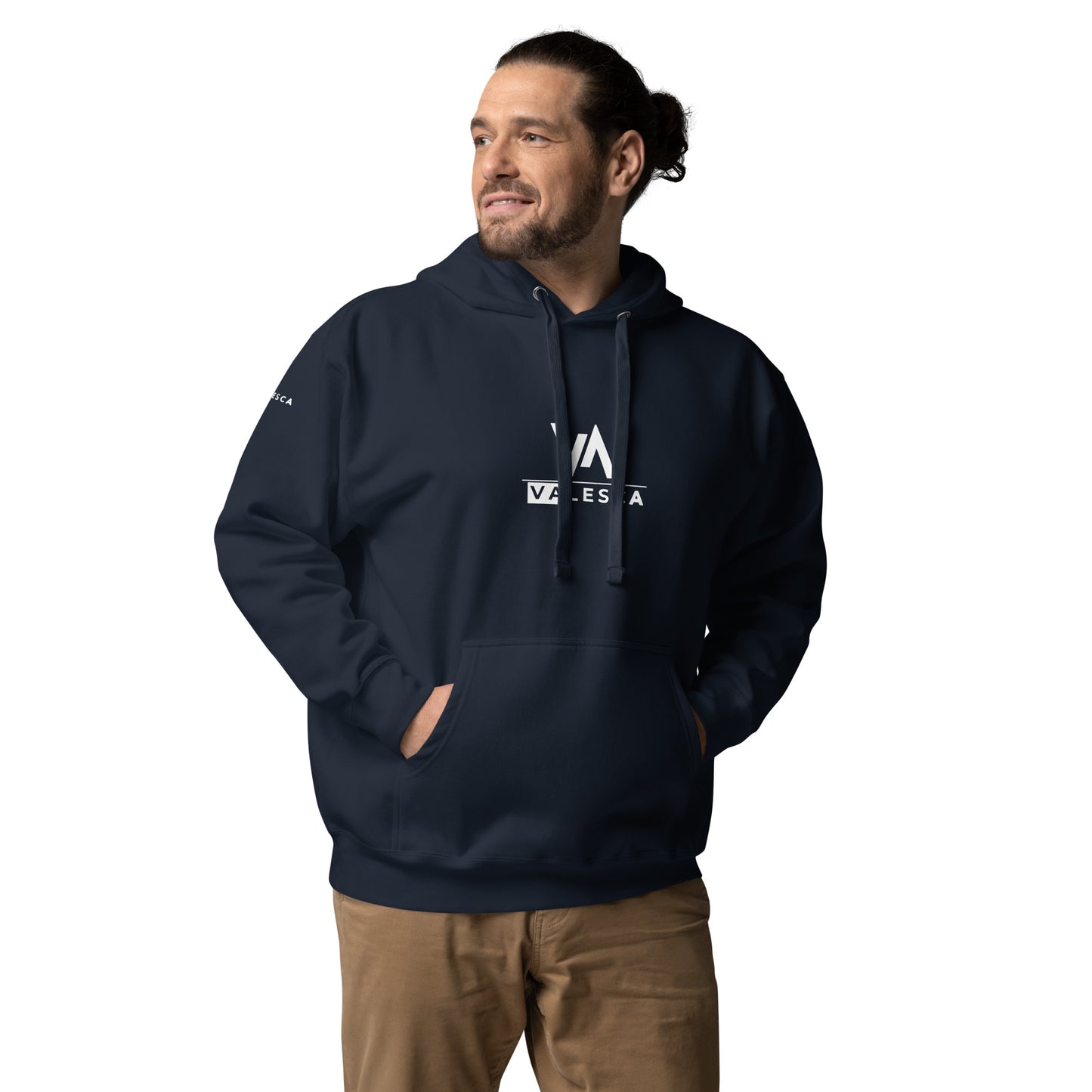 SUDADERA CON CAPUCHA ESSENTIAL (FONDO BLANCO)