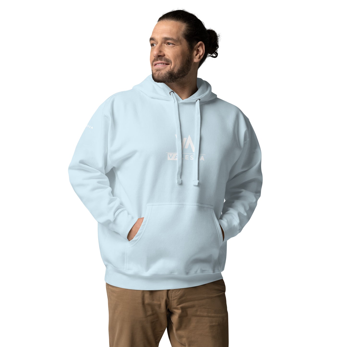 SUDADERA CON CAPUCHA ESSENTIAL (FONDO BLANCO)