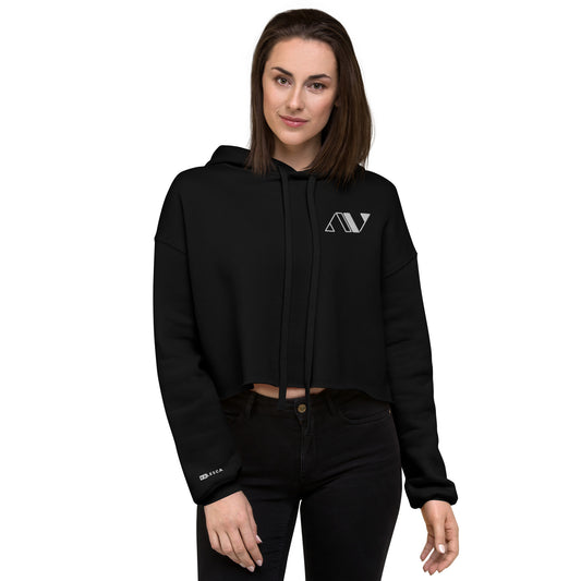 SUDADERA CROP-HOODIE AVALON CLEAN (FONDO BLANCO)