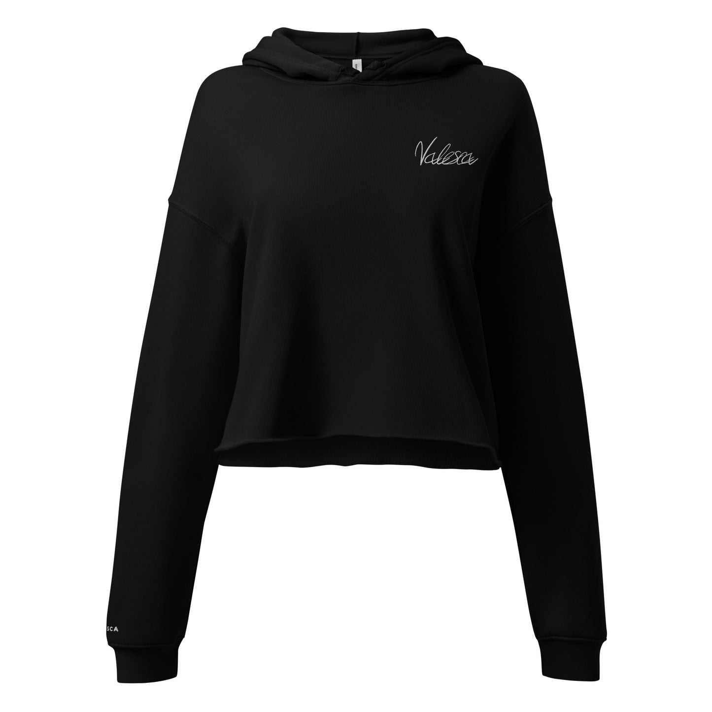 AVALON CURVED CROP-HOODIE